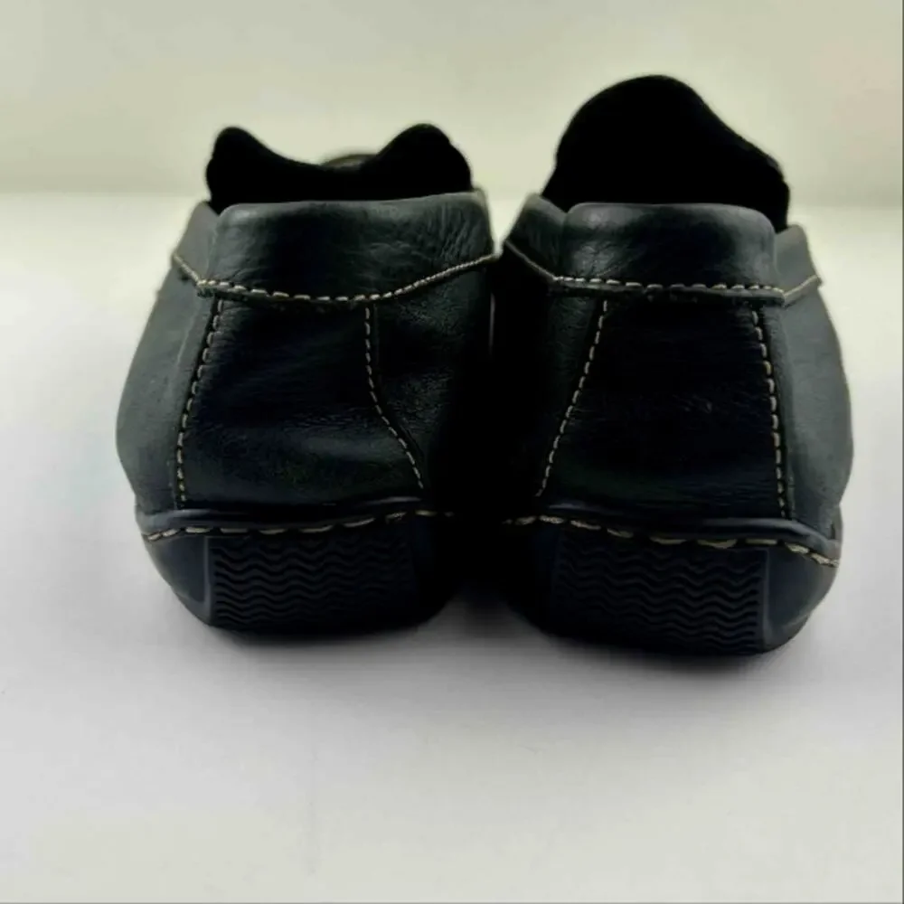 Rockport Men's Slip-on Black Leather Driving Loafers 9M